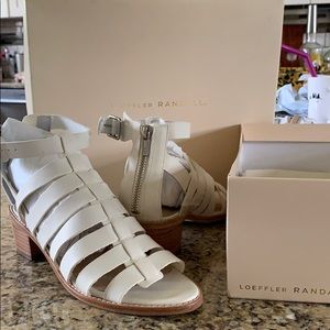 White Gladiator Sandals